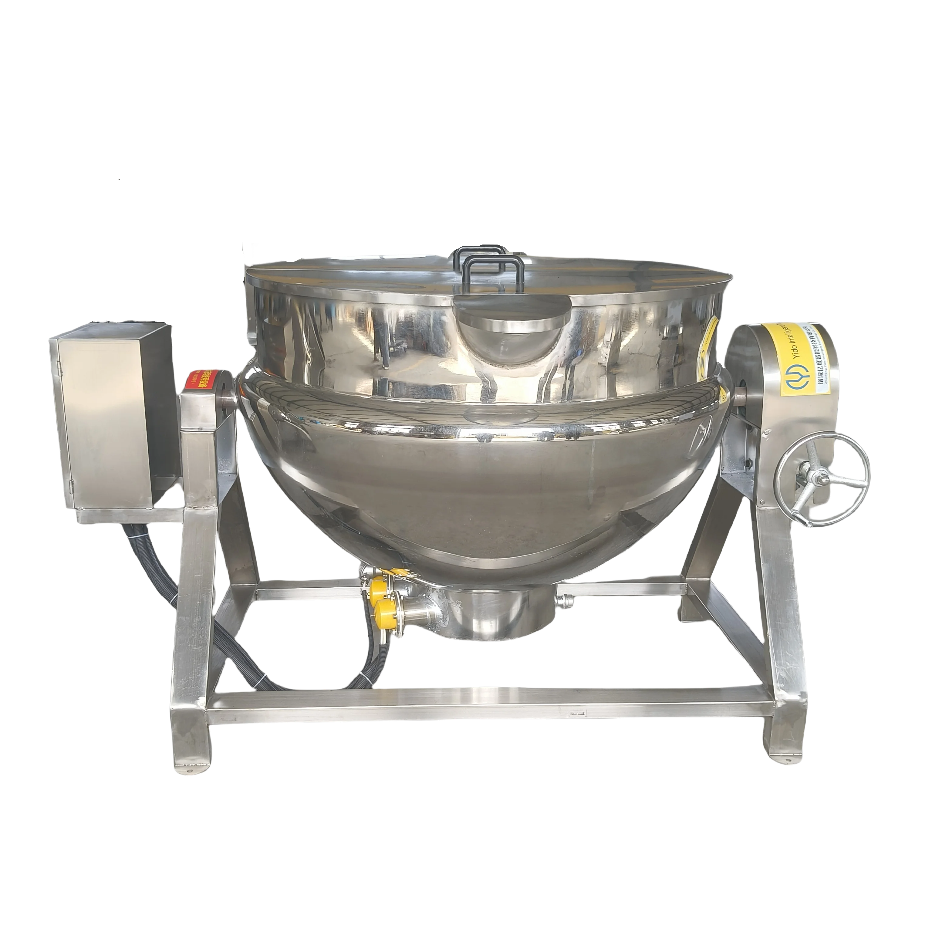 Heating Automatic Self-stirring Cooking Pot Paste Jam Steam Electric Heating Jacket Cooking Kettle Belt