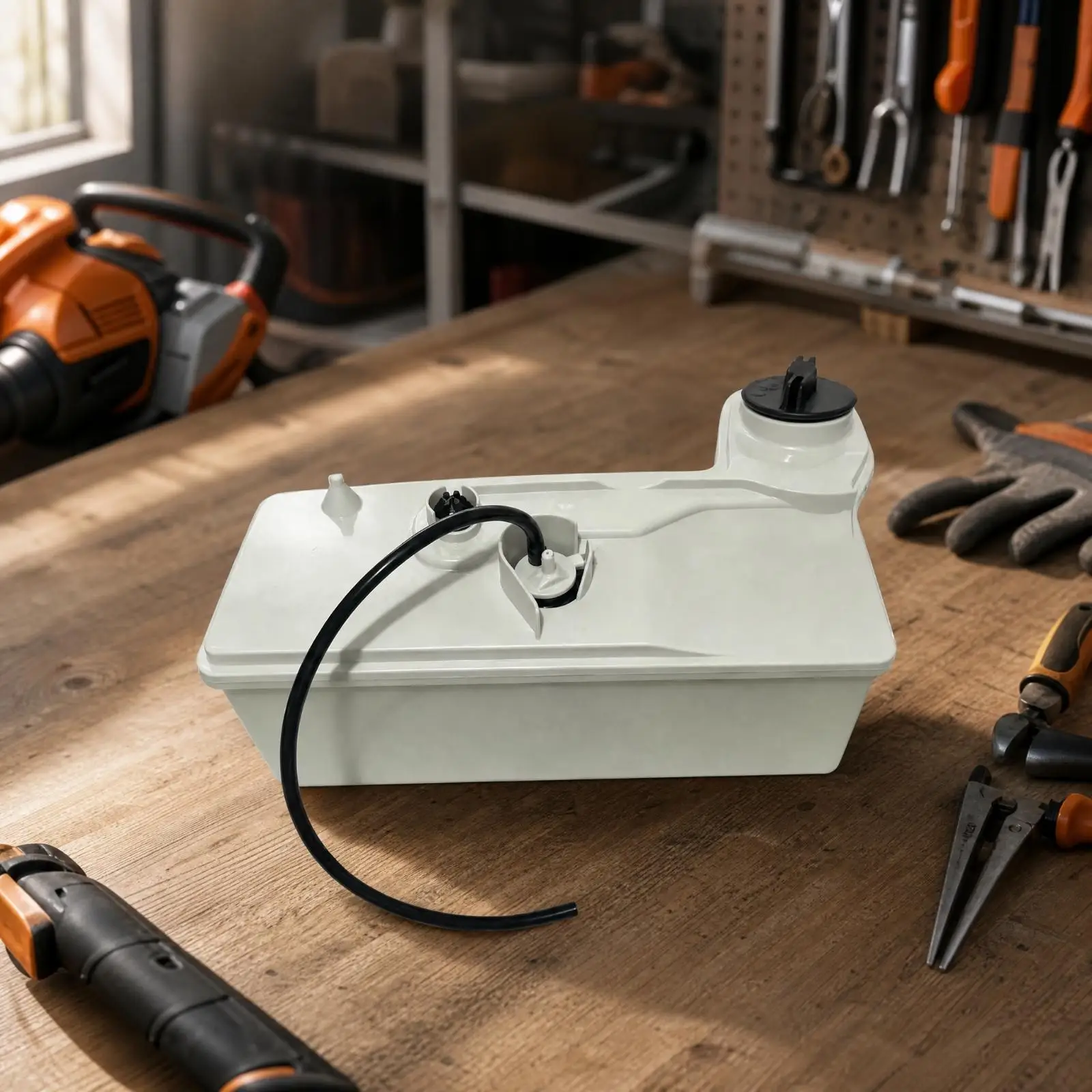 Garden Equipment Energy Tank with Screw Cap and Petroleum Hose Compatible with BR350 SR420 BR430 SR450 Models