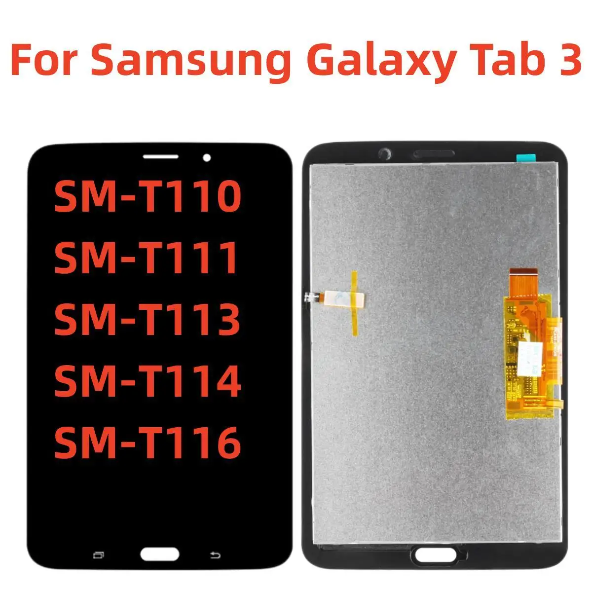 

7" For Samsung Galaxy Tab 3 SM-T110 SM-T111 SM-T113 SM-T116 SM-T114 LCD Display Touch Screen T110 T111 T113 T116 T114 Assembly