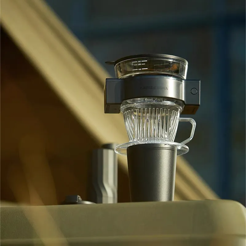 Intelligent automatic hand brewing filter cup coffee pot, portable coffee machine, coffee utensils hand brewing outdoor