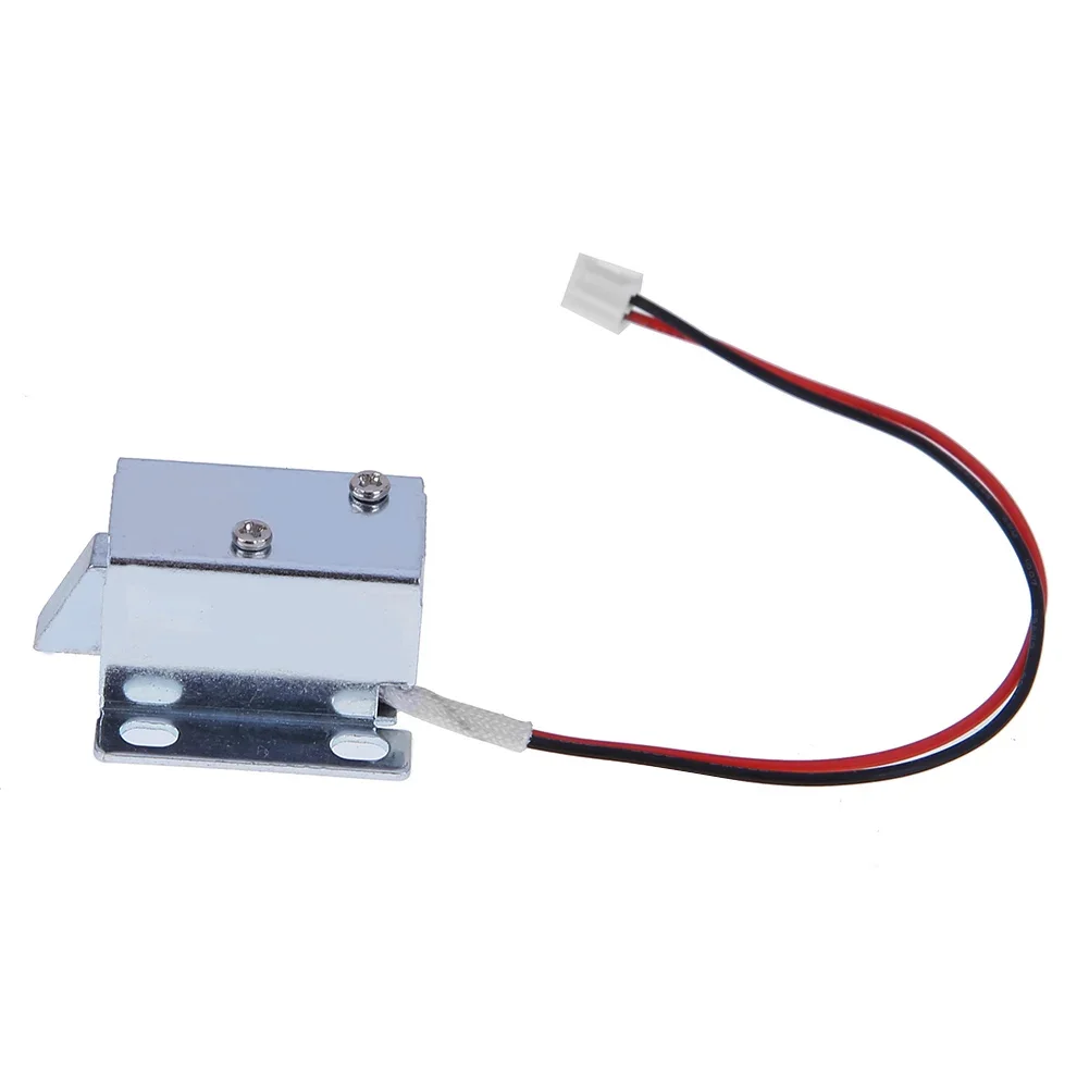 10/1pc Electronic Lock Catch Door Gate 12V 0.4A Release Assembly Solenoid Universal Drawer Anti-vibration Electric Solenoid Lock