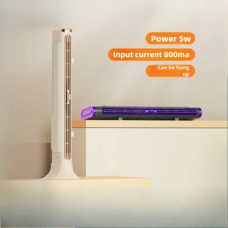 Superior Multi-function Bladeless Cooling Fan Adjustable Vents Air Condition Destops Fan Space-Saving for Bedroom Home Office Ro