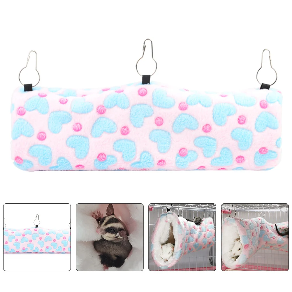 

Guinea Pig Sleeping Bed Warm Hammock Nest Comfortable Hanging Four Seasons Hammock for Hamsters Pets Comfortable Nest