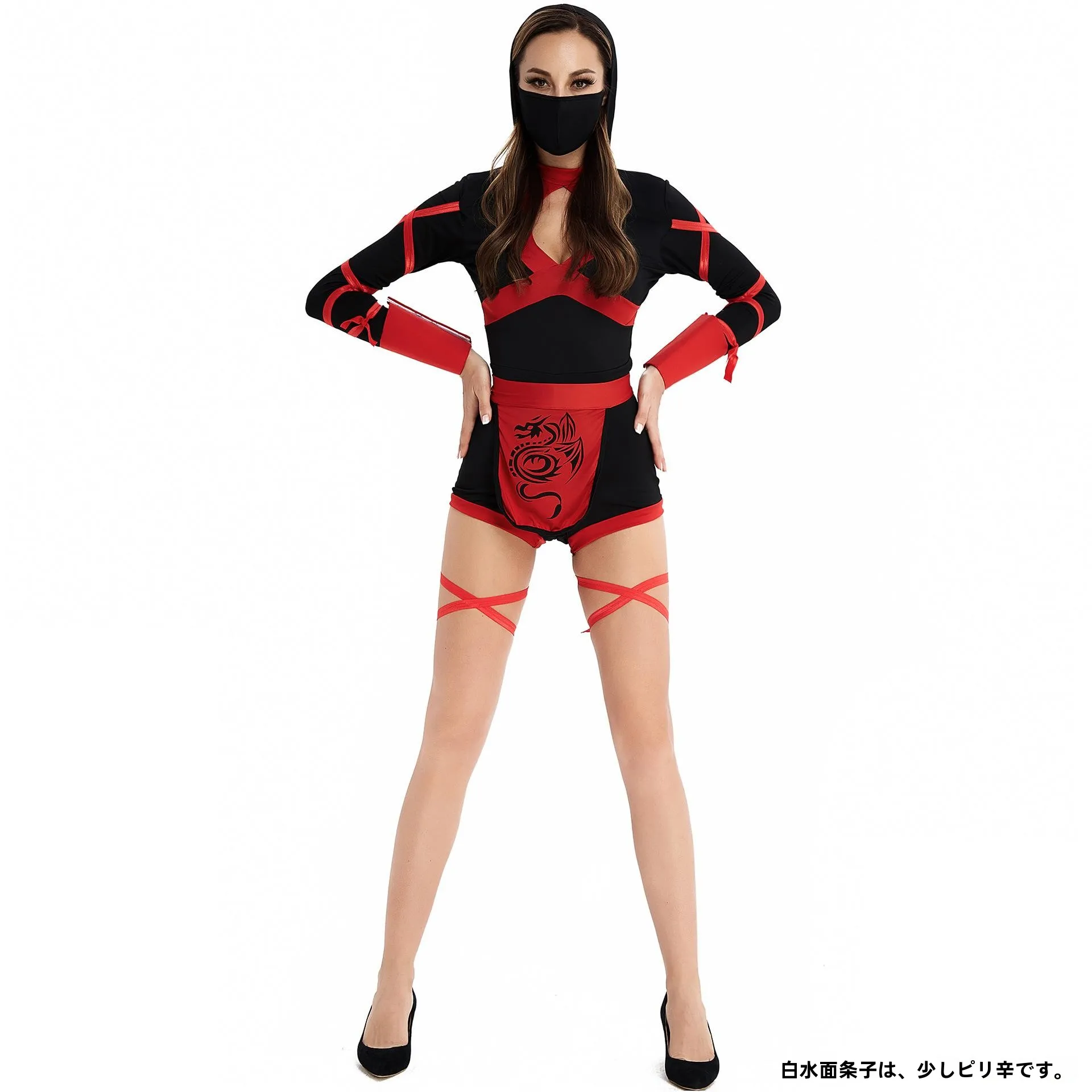 

SXXL Halloween Women's Ninja Cosplay Clothing Shadow Game Uniform Anime Theme Stage Performance Traditional Chinese Co...