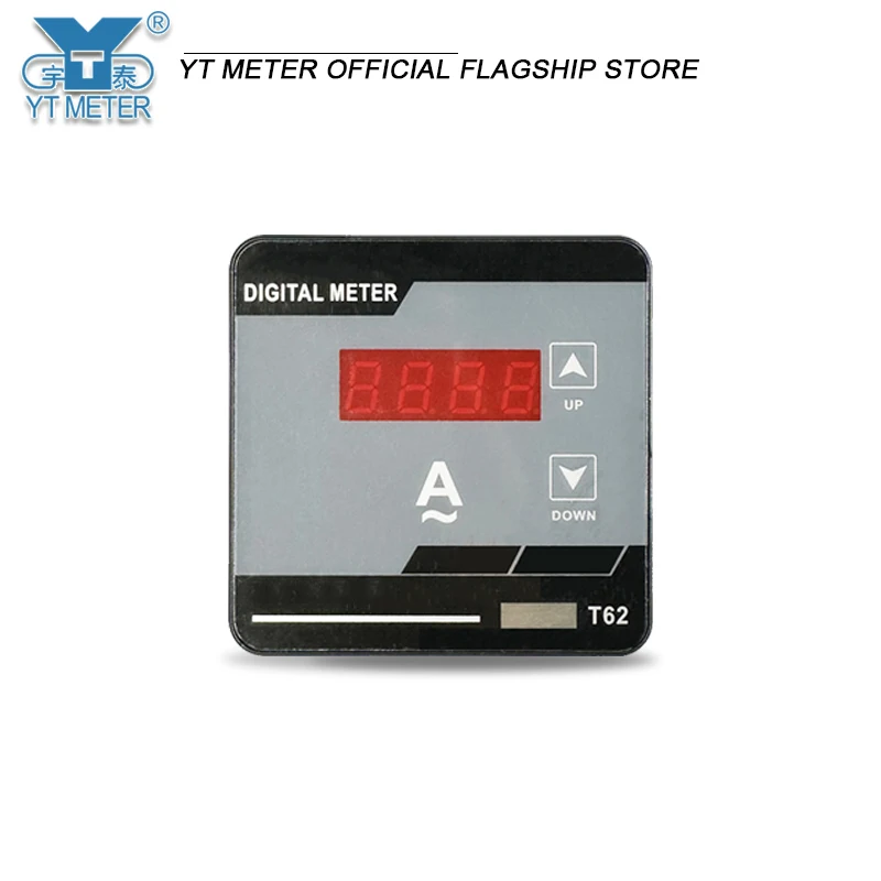 

6L2 Digital Display Four-Digit AC Ammeter (AC 5A with Current Transformer), Voltmeter (AC 50–500V), LED Segment Display.