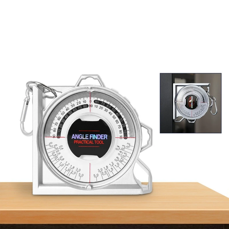 M6CF Slope Protractor Inclinometer with Magnetic Base for Interior Decoration