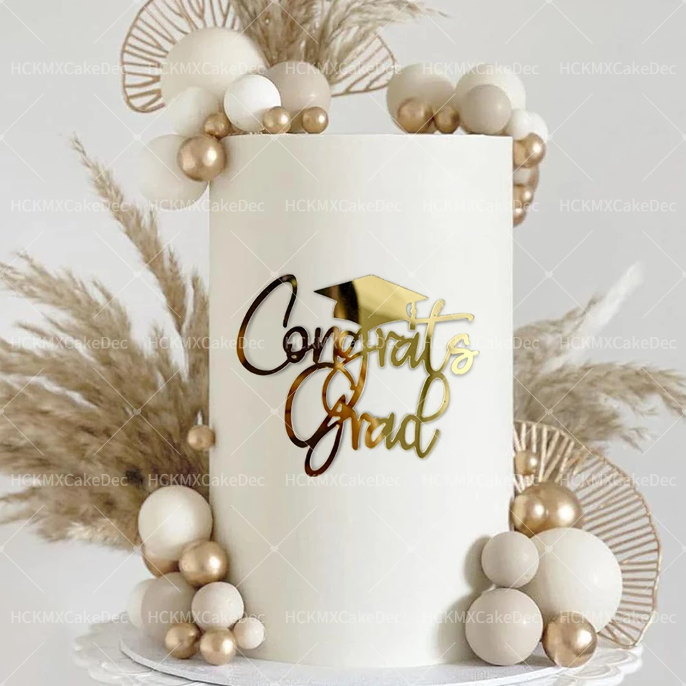 5 قطعة/1 قطعة الذهب كعكة التخرج توبر الدكتوراه قبعة كعكة توبر لحفلة التخرج الاكريليك كعكة توبر كعكة لوازم الديكور