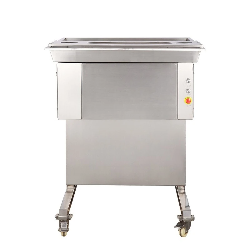 Commercial large fresh rib slicing machine, beef and lamb chop cutting machine, stainless steel chicken, duck, fish halved,