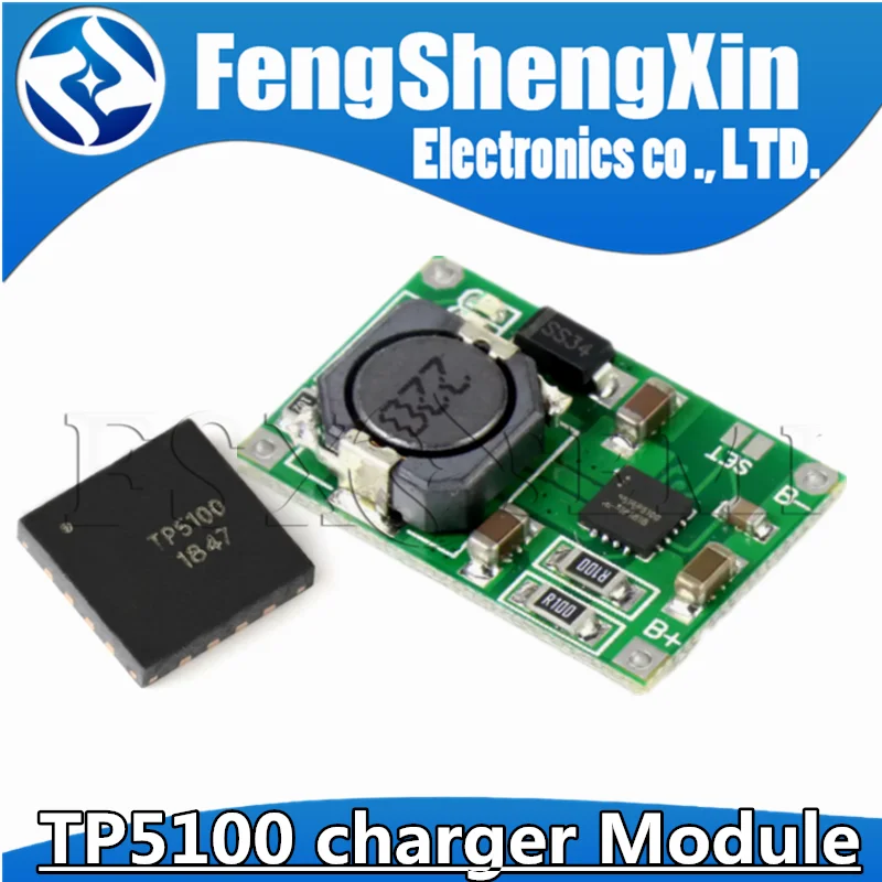 New TP5100 double single lithium battery charge management compatible 2A rechargeable lithium plate 18650 TP5100 4.2V 8.4V