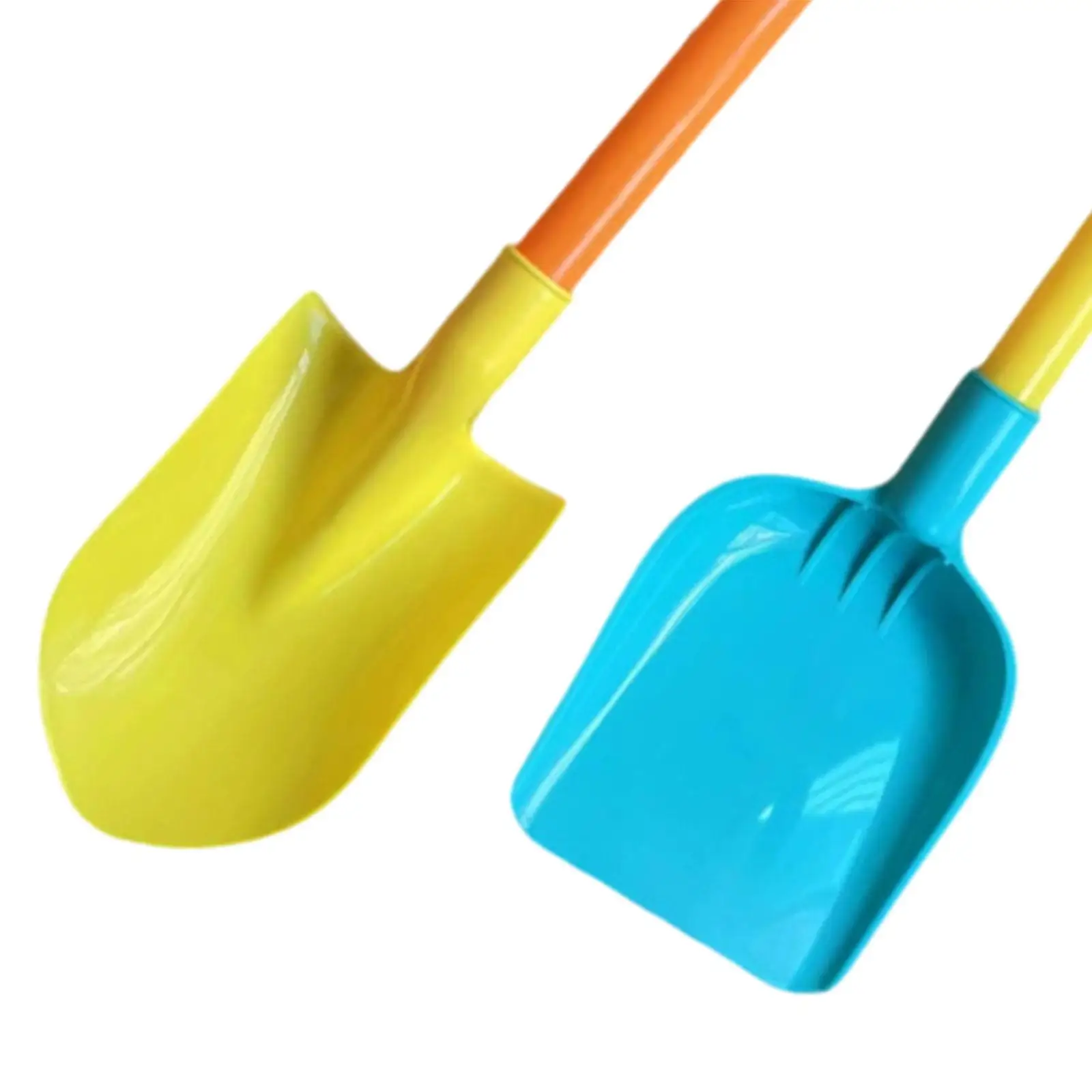 2 Pieces Kids Beach Spades Sand Shovels Sturdy Construction Suitable for Outdoor Yard Pool