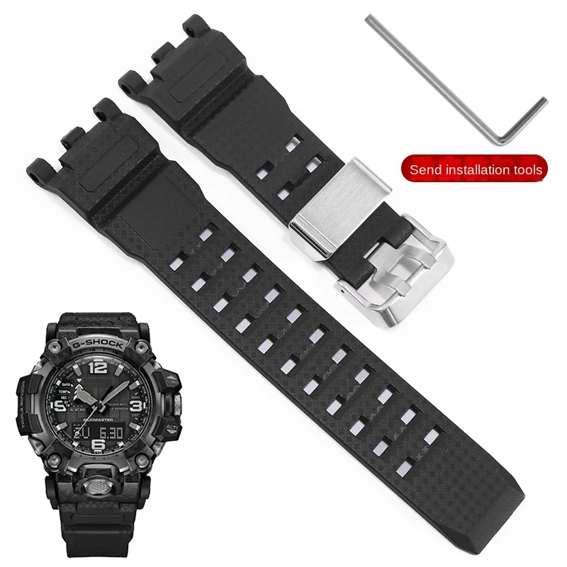 

Silicone Watch Band Replacement G-SHOCK Big Mud King II GWG-2000 GWG-2040FR Series Special Interface Rubber Watch Band