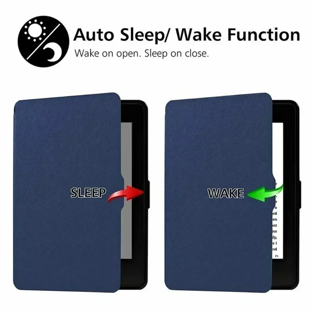 Coque magnétique pour Kindle Paperwhite, housse de protection, 3, 2, 1, 75SDI, inspectés, 6e, 7e génération, 2012, 2013, 2015/2017