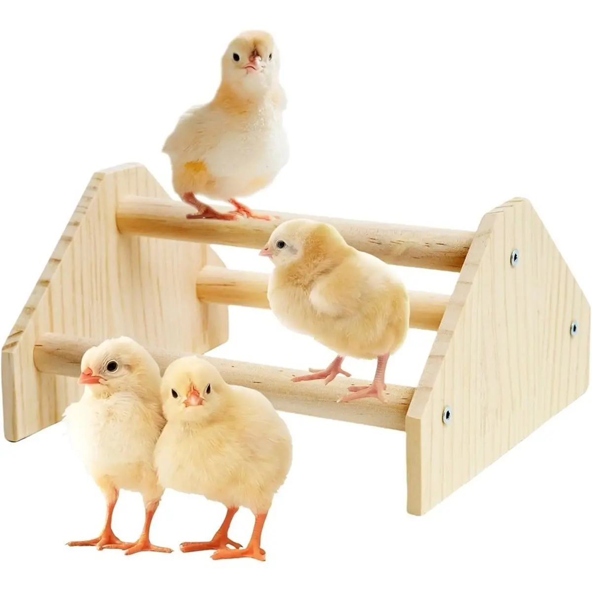Home Tool Wooden Parrot Stand, Rooster and Hen Training Stand, Bird Stand, Chick Stand, Chicken Stand, Sturdy