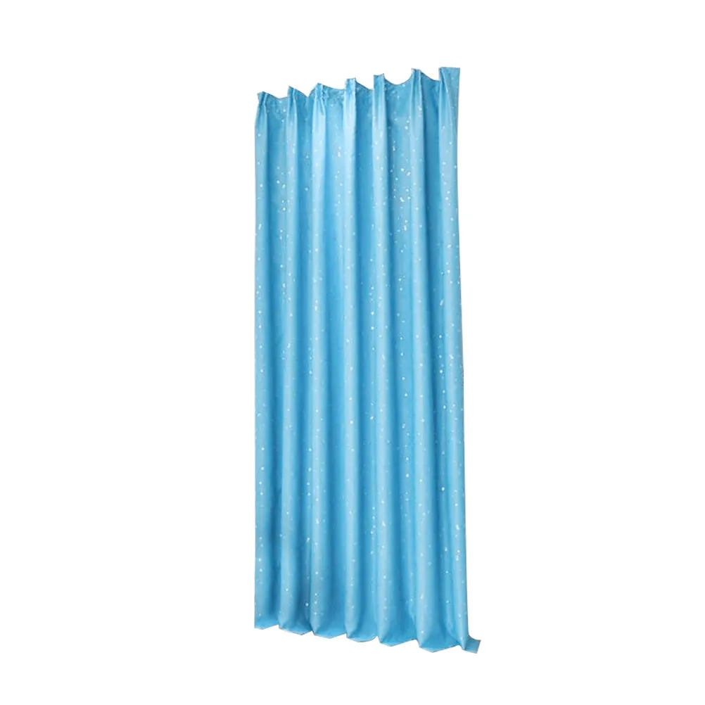 100x135cm Sky Blue Blackout Window Curtains Full Privacy Sun Blocking Room Darkening Drapes for Bedroom Living Room Kitchen view 2