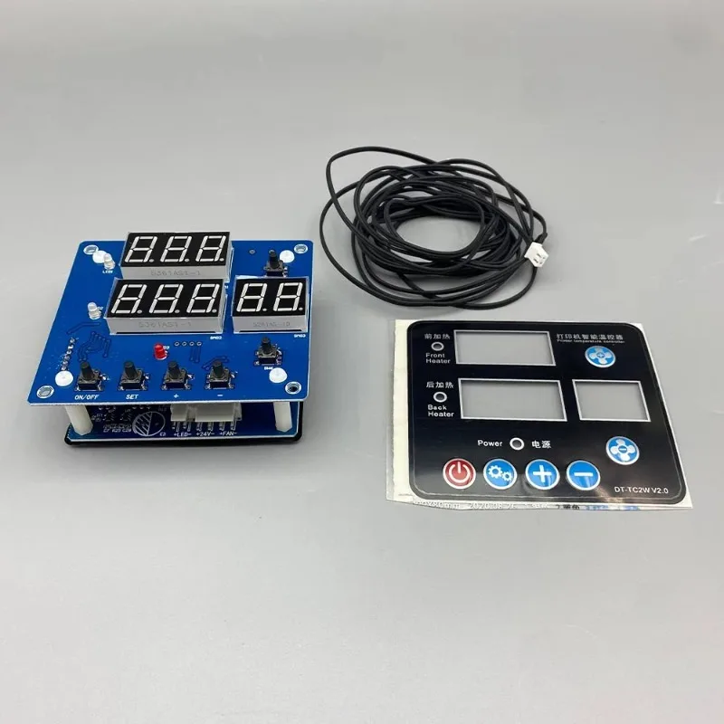 DT-TC2W2 Photo Machine Dual-channel Heating Thermostat, Inkjet Printer Constant Temperature Control Circuit Board