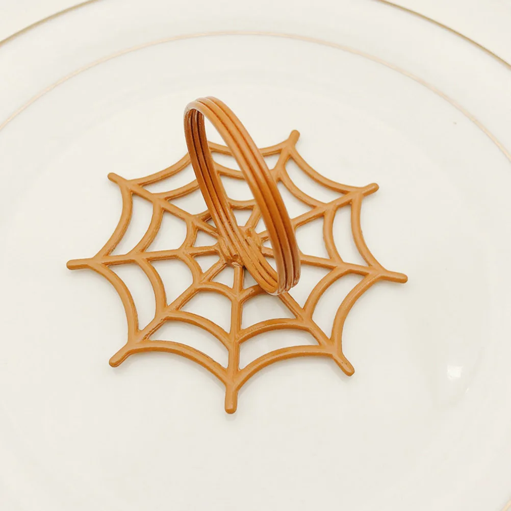

6 Pcs Napkin Ring for Restaurant Halloween Serviette Buckles Holder Hotel Banquet Napkins Rings