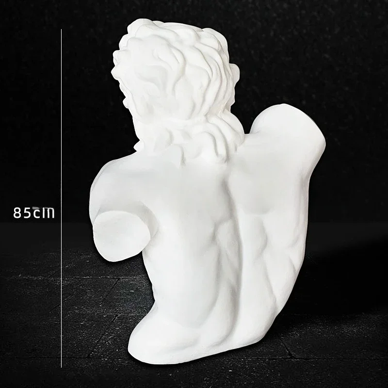 Laokong bust 85cm 석고 동상 예술 교육 보조 올드 홀 Laokong 석고 동상 미술 용품