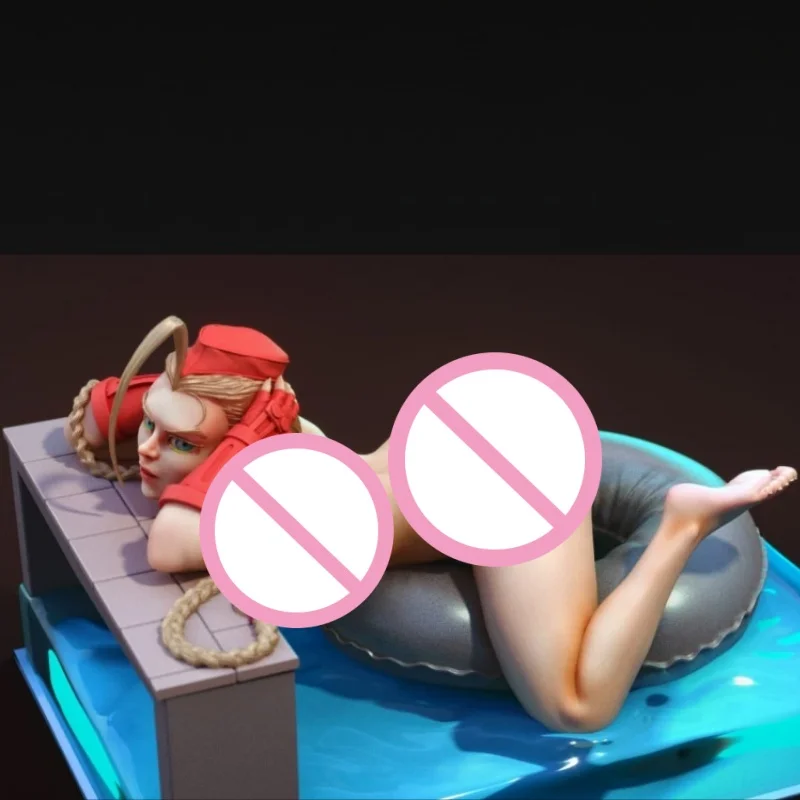 

Fighting Queen Playing Naked In Water 1/24 Resin Figure Model Kit Unassembled Unpainted