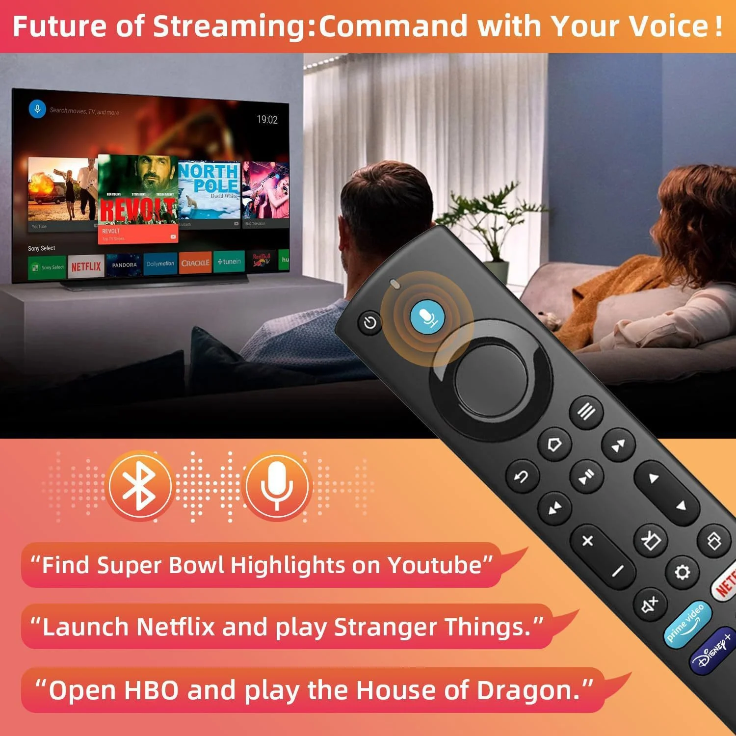 Replacement Voice Remote Control for Fire TV Stick 4K Max 3rd Gen Stick Lite Cube Smart TV Controller Works with Alexa