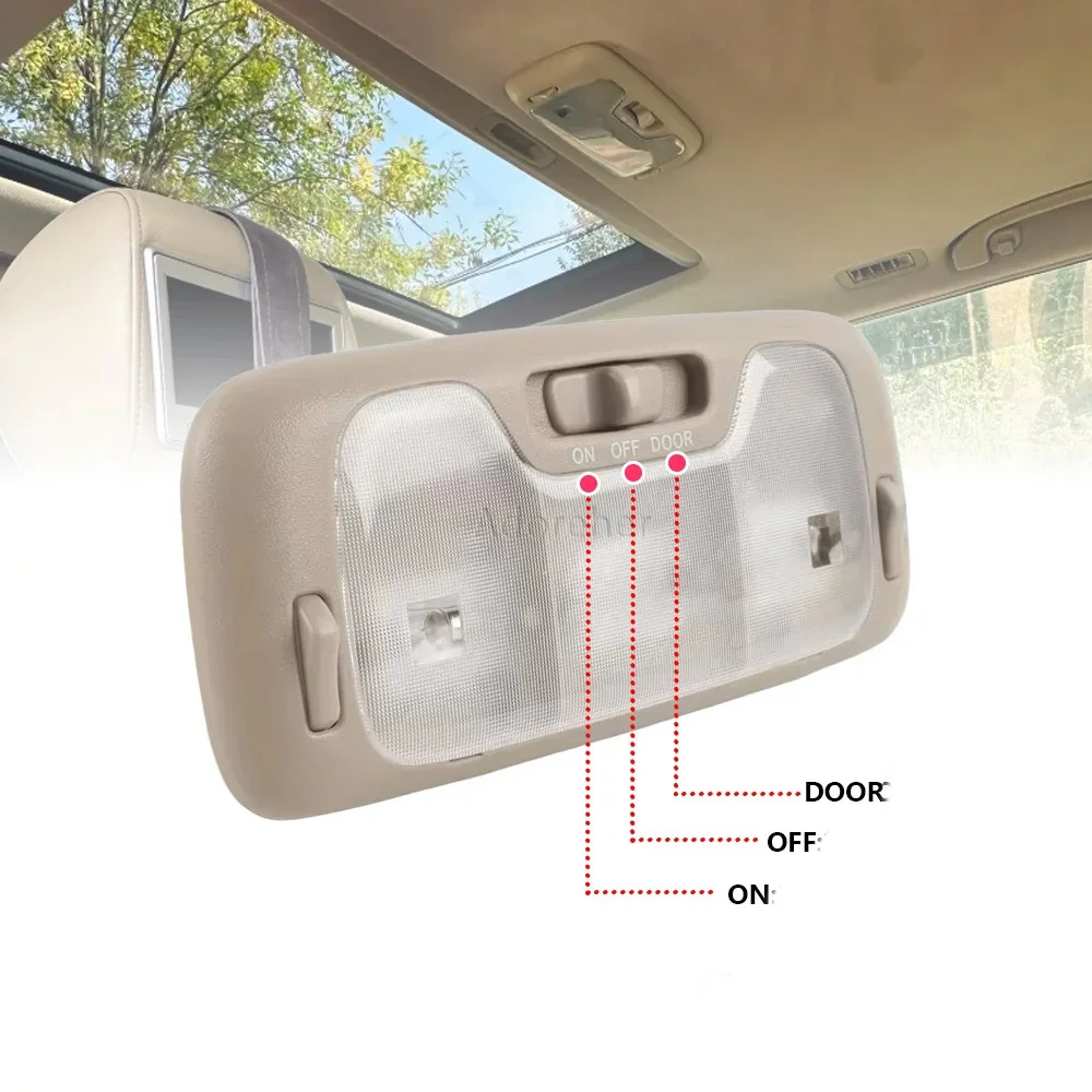 Car Interior Overhead Reading Lamp Assembly Fit For Land Cruiser LC100 J100 LX470 1998-2007 Dome Light Accessories