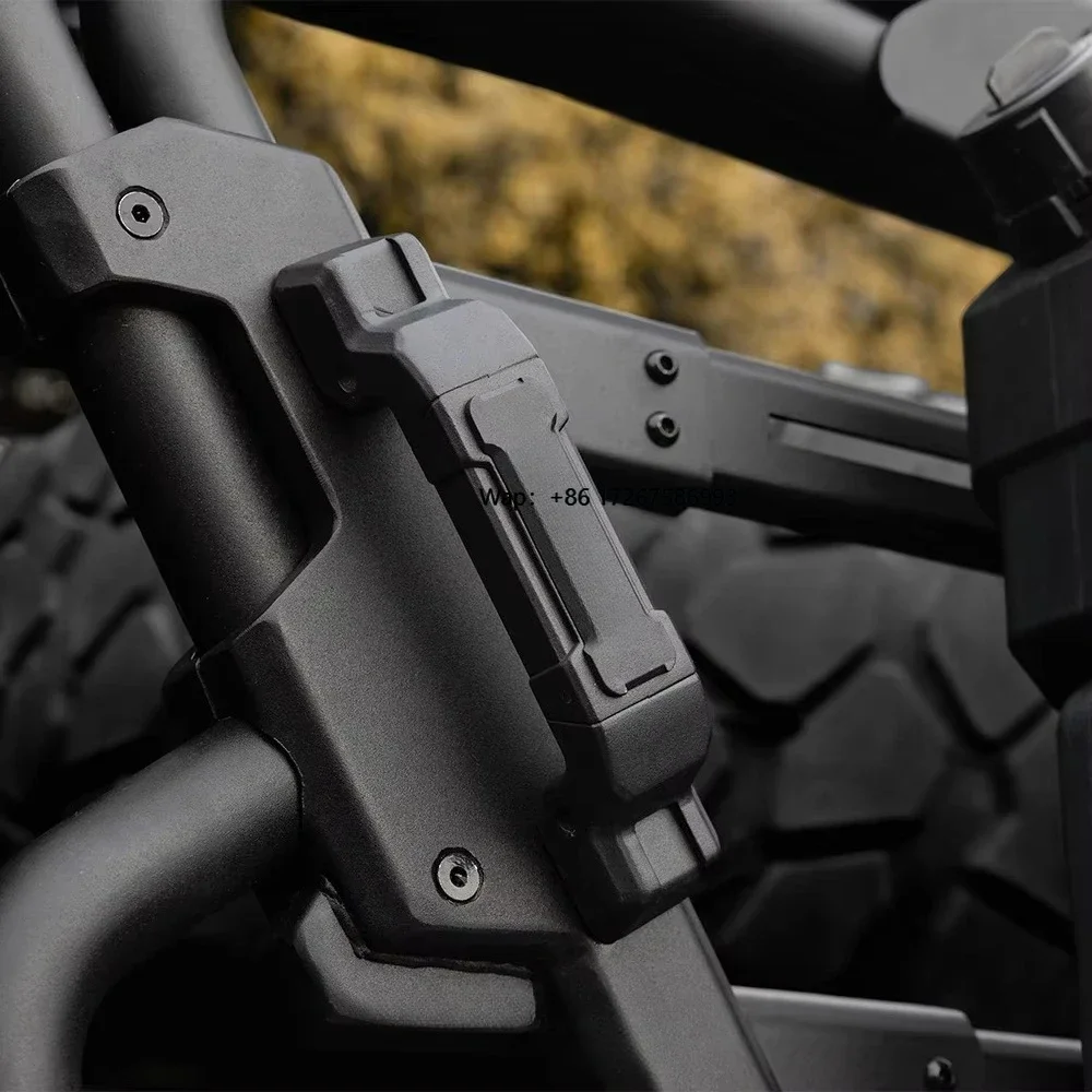 

Black Aluminum Alloy Roll Bar with Spare Tire Carrier Rear Bed Rack for Gladiator JT 2020+ JT1026