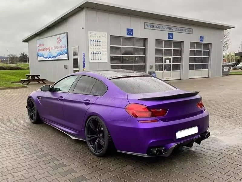 F06 M6 Vor Style Carbon Fiber Side Skirts Rocker Panel Extensions Add-on for BMW M6 F06 F12 F13