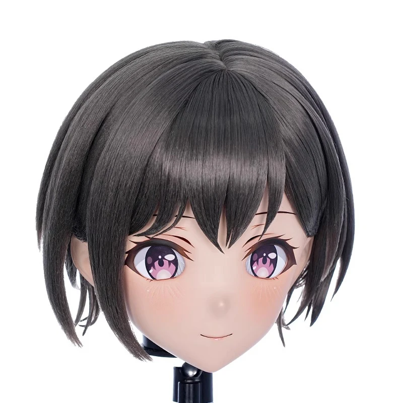 Full headband lock  Customize Full Crossdress Doll Resin Masks Cartoon Character Kig Cosplay Japanese Anime Kigurumi Masks