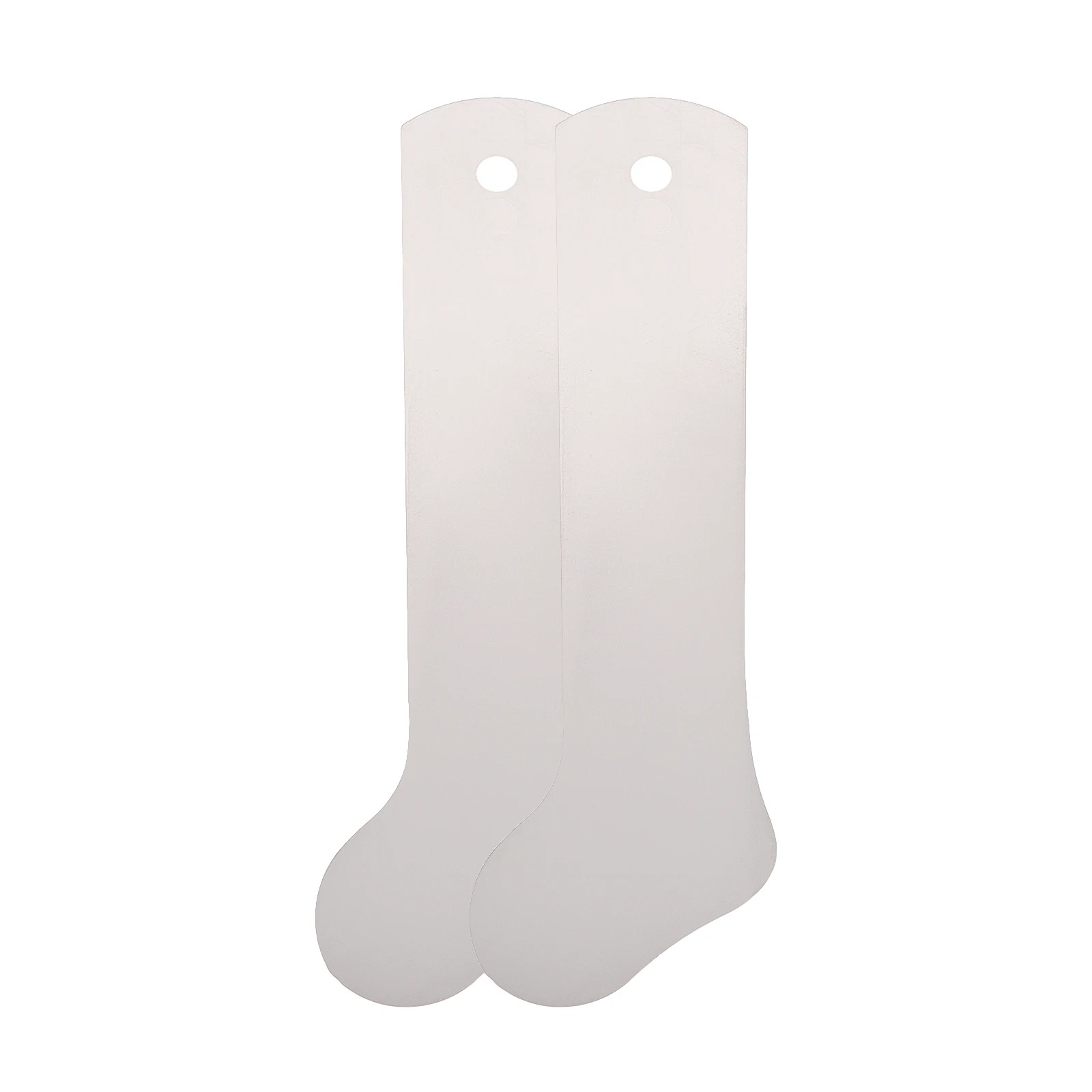 

2pcs Sock Fixing Board Jig for Sublimation Socks Lightweight Aluminum Tool Round Hole Storage Supplies