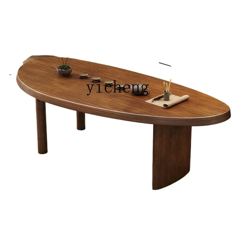 

HD Balcony Tea Table Chair Solid Wood Home Living Room Small Tea Table Kung Fu Tea Table