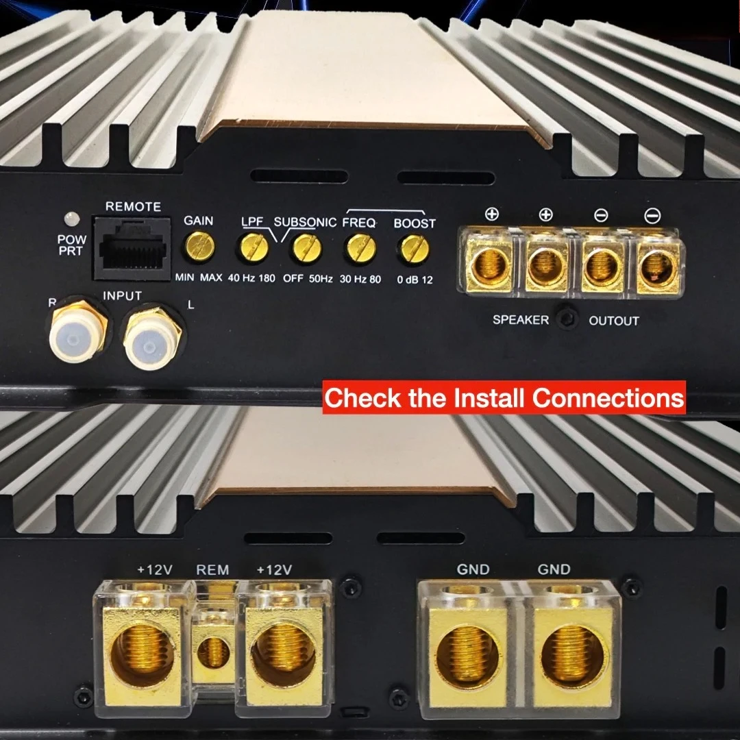 Korean Style PCB Board 3K Car SPL Subwoofer Amplifier RMS 3000W Class D Peak 6000W Strong Bass Car Amplifier Monoblock view 5