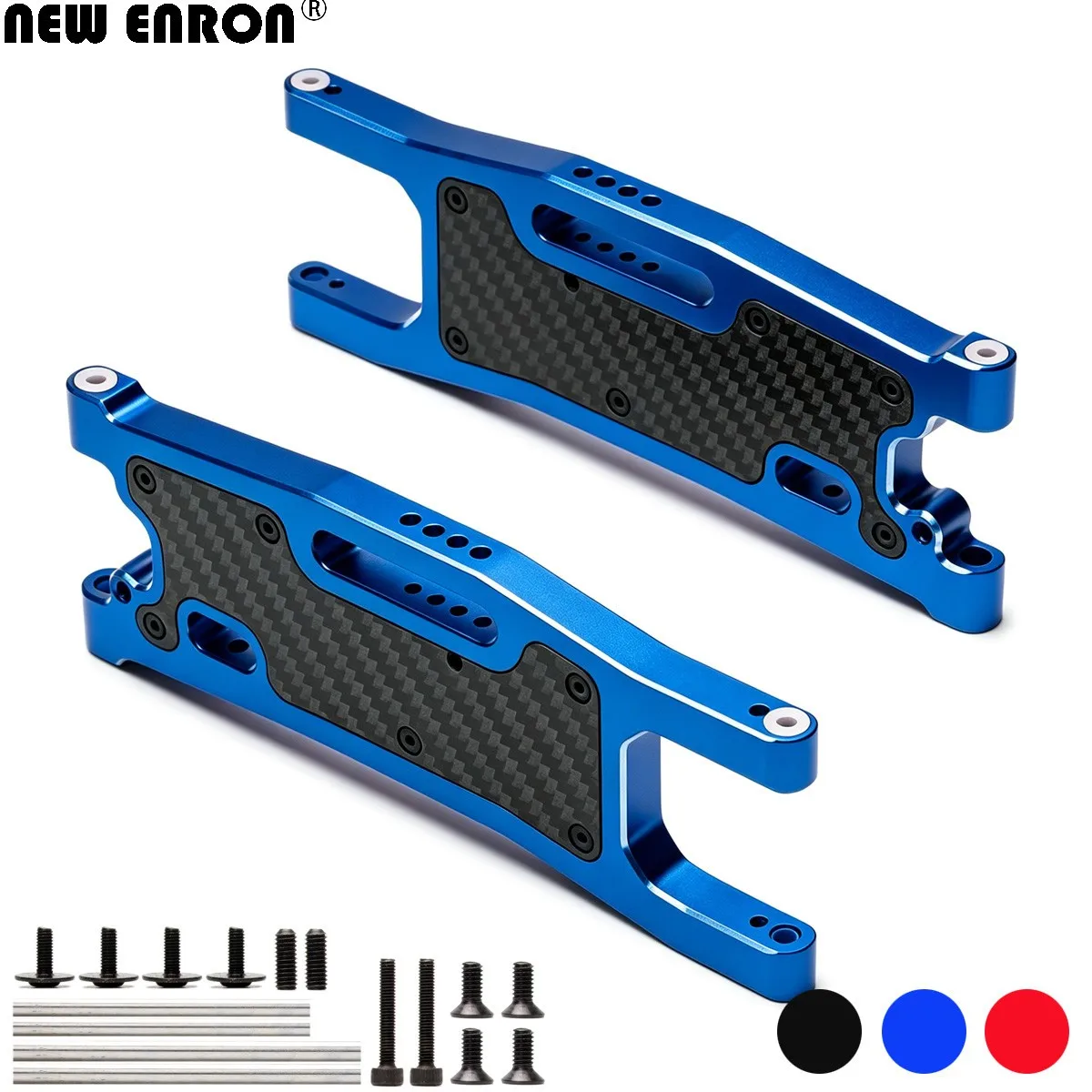 9533 9534 Aluminum Rear Suspension Arms Protector Plates for RC Car Traxxas 1/8 4WD Sledge Monster Truck 95076-1
