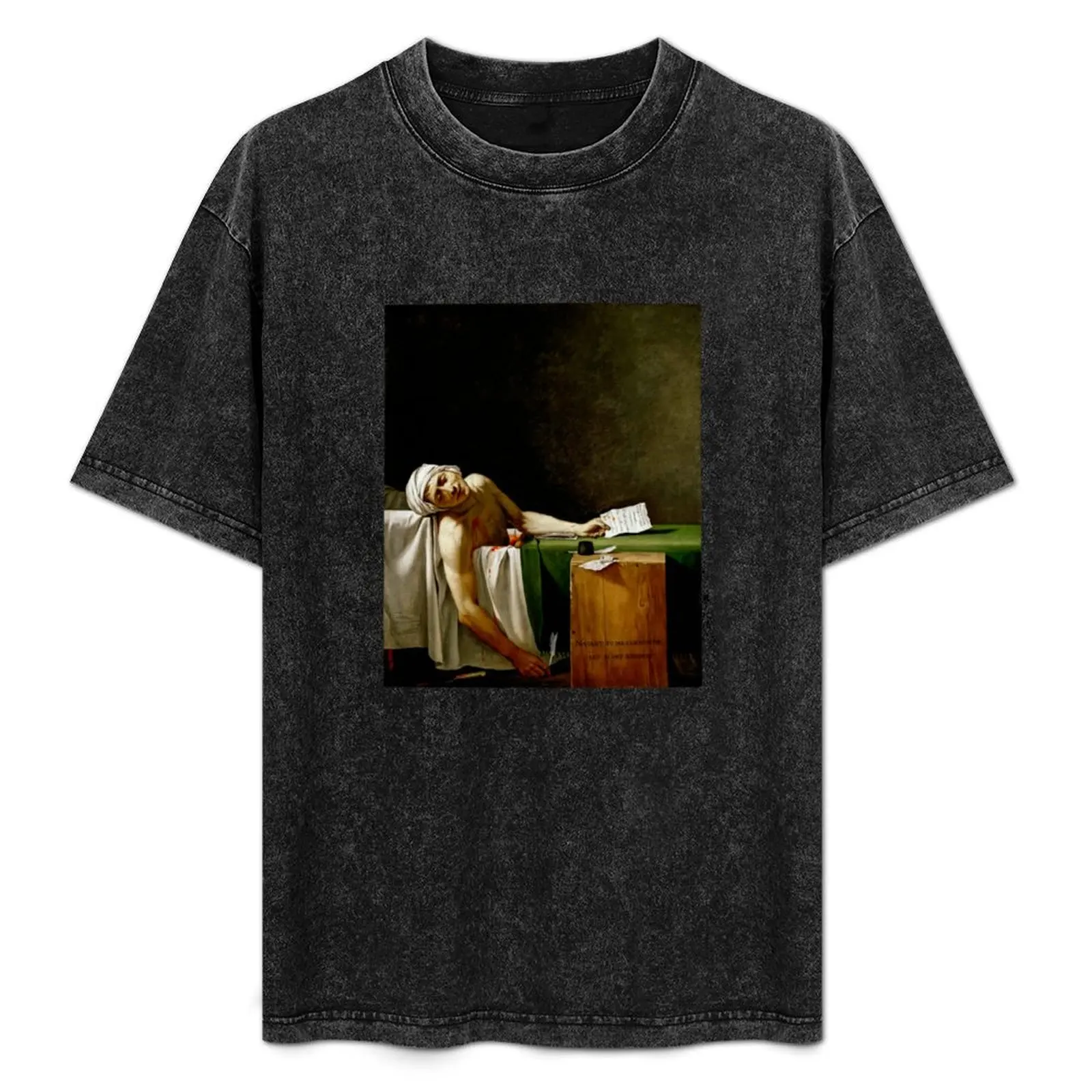 

The Death of Marat T-Shirt anime clothes man clothes topping mens t shirts casual stylish