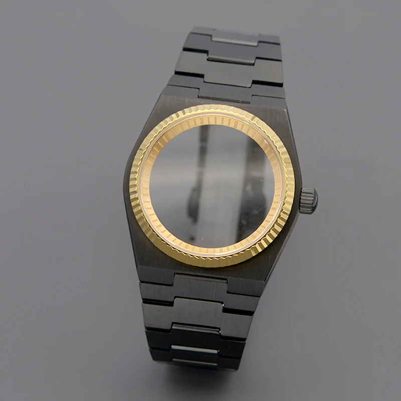 Mod Black Watch Case Super Player PRX Sapphire Glass Fit NH34 NH35 NH36 Automatic 316L Stainless Steel 10ATM Waterproof Diver