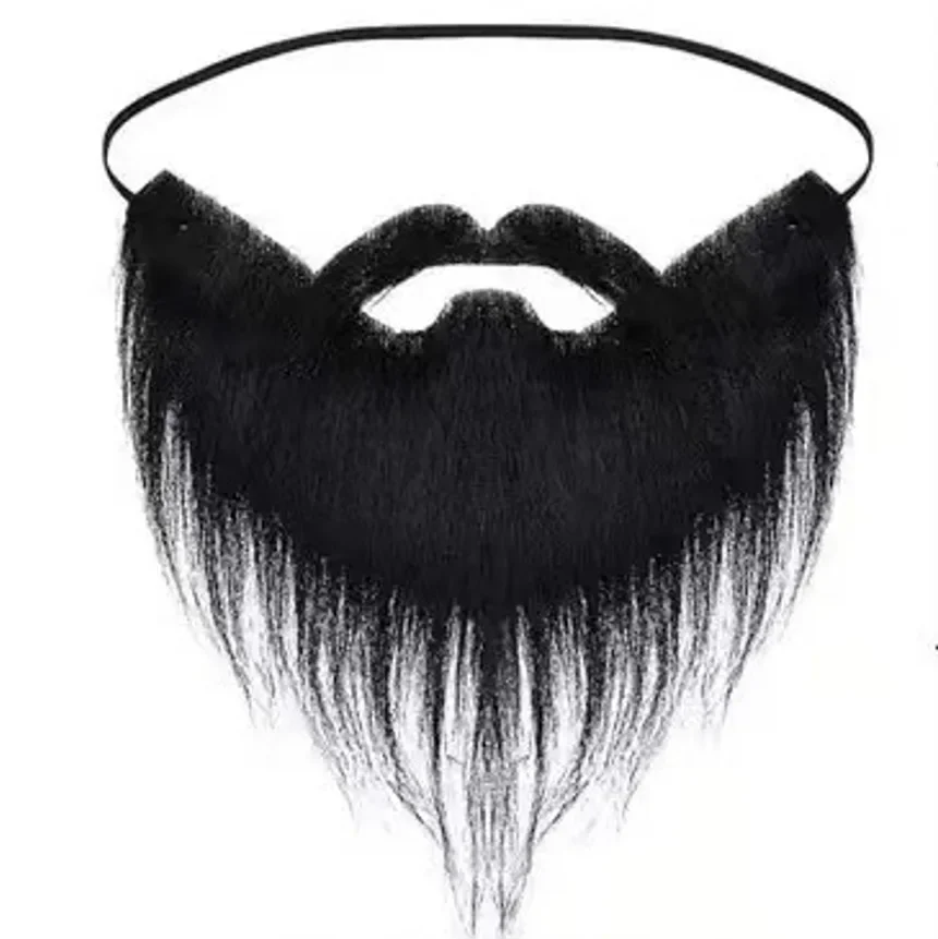 1Pc Unisex Fancy Nep Baard Halloween Kostuum Facial Hair Snor Pruik Grappig Festival Kerstbenodigdheden Prom Rekwisieten