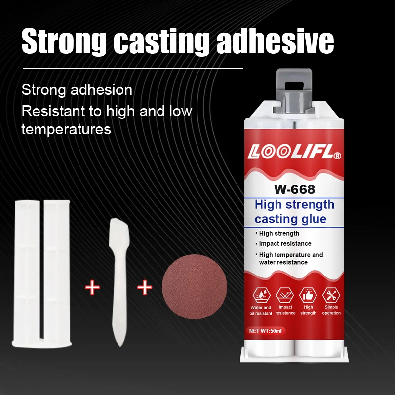 Cold Welding Glue Metal Repair Adhesive Heat Resistance AB Sealant High Strength Magic Plastic Repair Casting Adhesive Agent