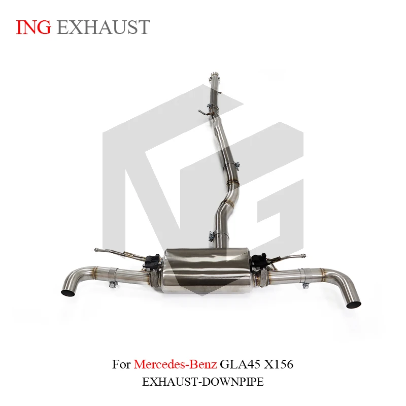 

ING Performance ss304 Catback for Mercedes benz AMG GLA45 X156 2.0T Valve Motor Engine auto Modify tools Exhaust Car Parts