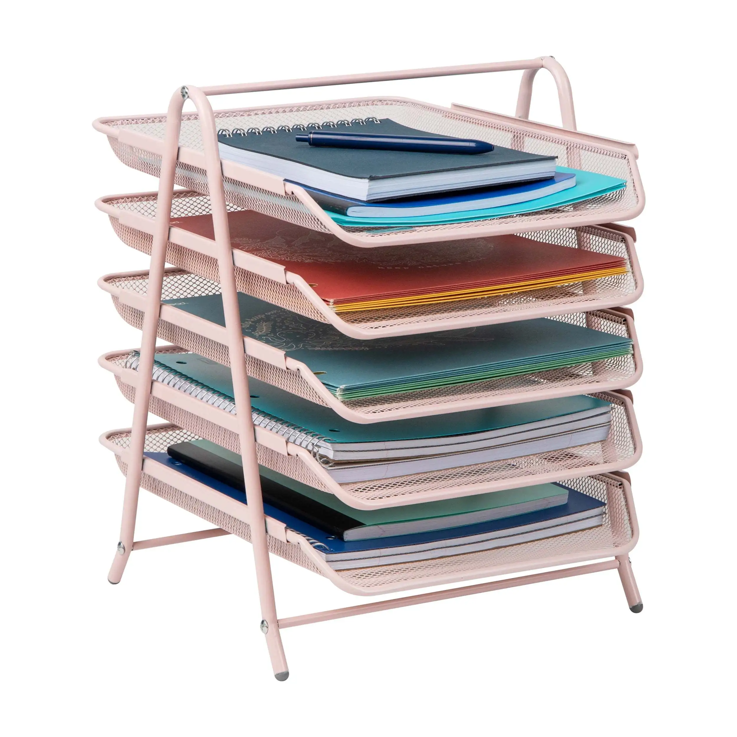 

5-Tier Tray, Desktop Organizer, File Storage, Workspace, Office, Metal