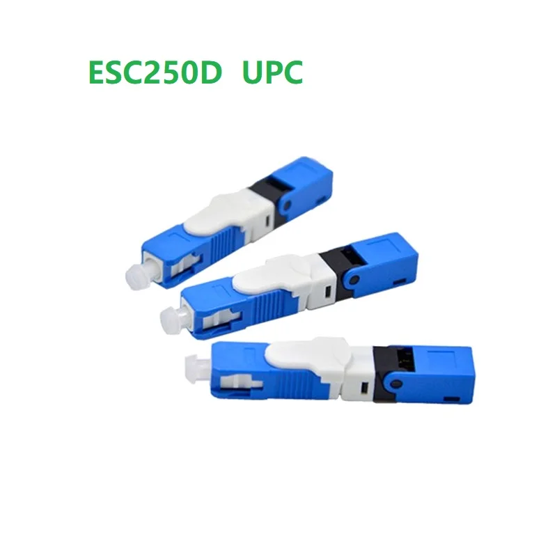 100PCS Unikit ESC250D Optical Fiber Fast Conector SC/APC SC/UPC SM Single Mode Fiber Optic Quick Connector FTTH Optical Tool