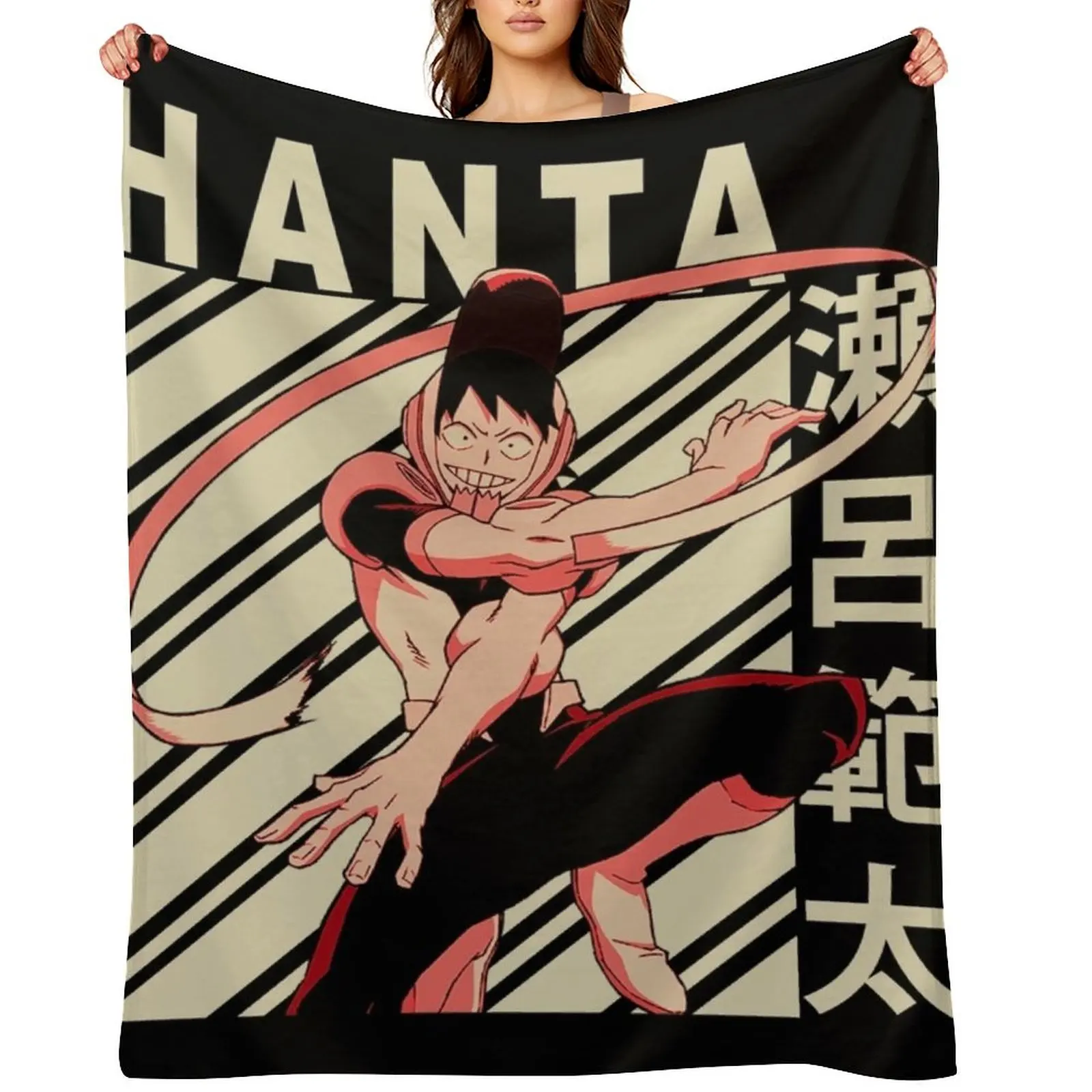 

hanta sero Vintage Art Throw Blanket Decorative Sofas Loose Picnic Single Blankets