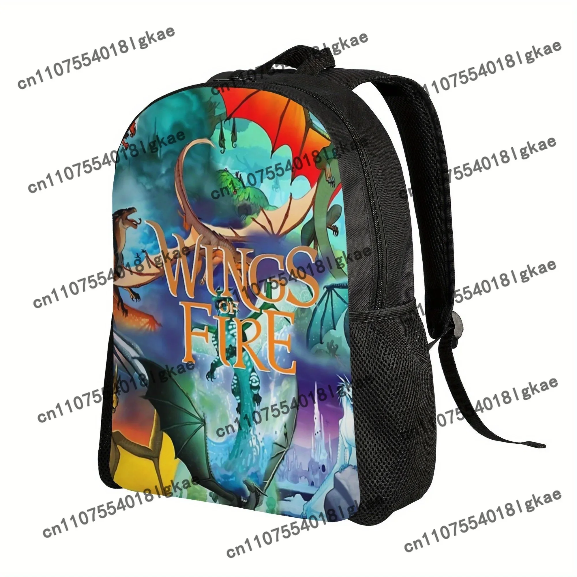 ZLIENSZUS Wings of Fire Dragon Backpack - Fantasy Book Series Backpack with Dragons & Adventure Graphics, Lightweight School Bag