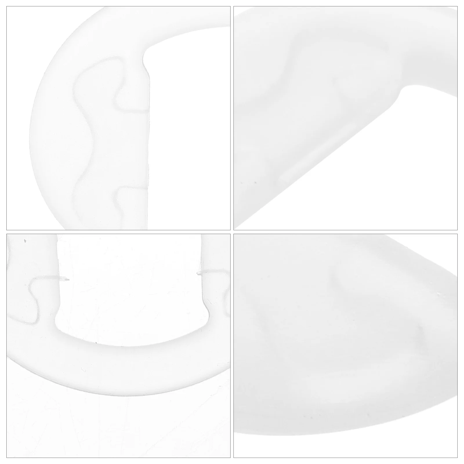 

10Pcs Glasses Nose Grips Reusable Silicone Nose Pads for Eyeglasses Non-Slip Support Comfortable Fit for Flat Optical Frames
