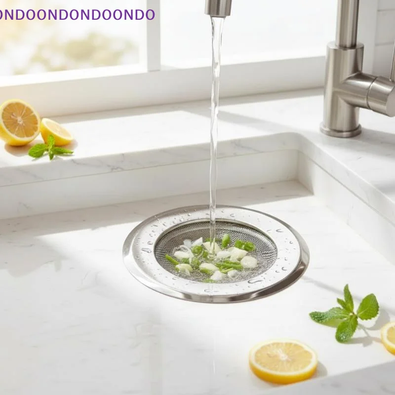 Stainless Steel Sink Drain Strainer Rust Resistant Fine Mesh No Tool Needed for Home Kitchen Sink Waste Blockage Prevention