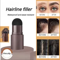 Eyebrow Enhancers Reusable Head Eyebrow Powder Stencil  Makeup Shadow Stick One Step Shaping Long Lasting Decorate Hairline