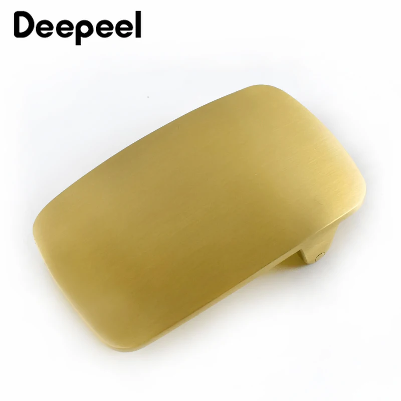 Deepeel 40mm Geniş Pirinç Kemer Tokaları erkek Kemer Kafa Kovboy Tokası Kemerler Klipler Düğmeler DIY Kot Aksesuarları Deri El Sanatları
