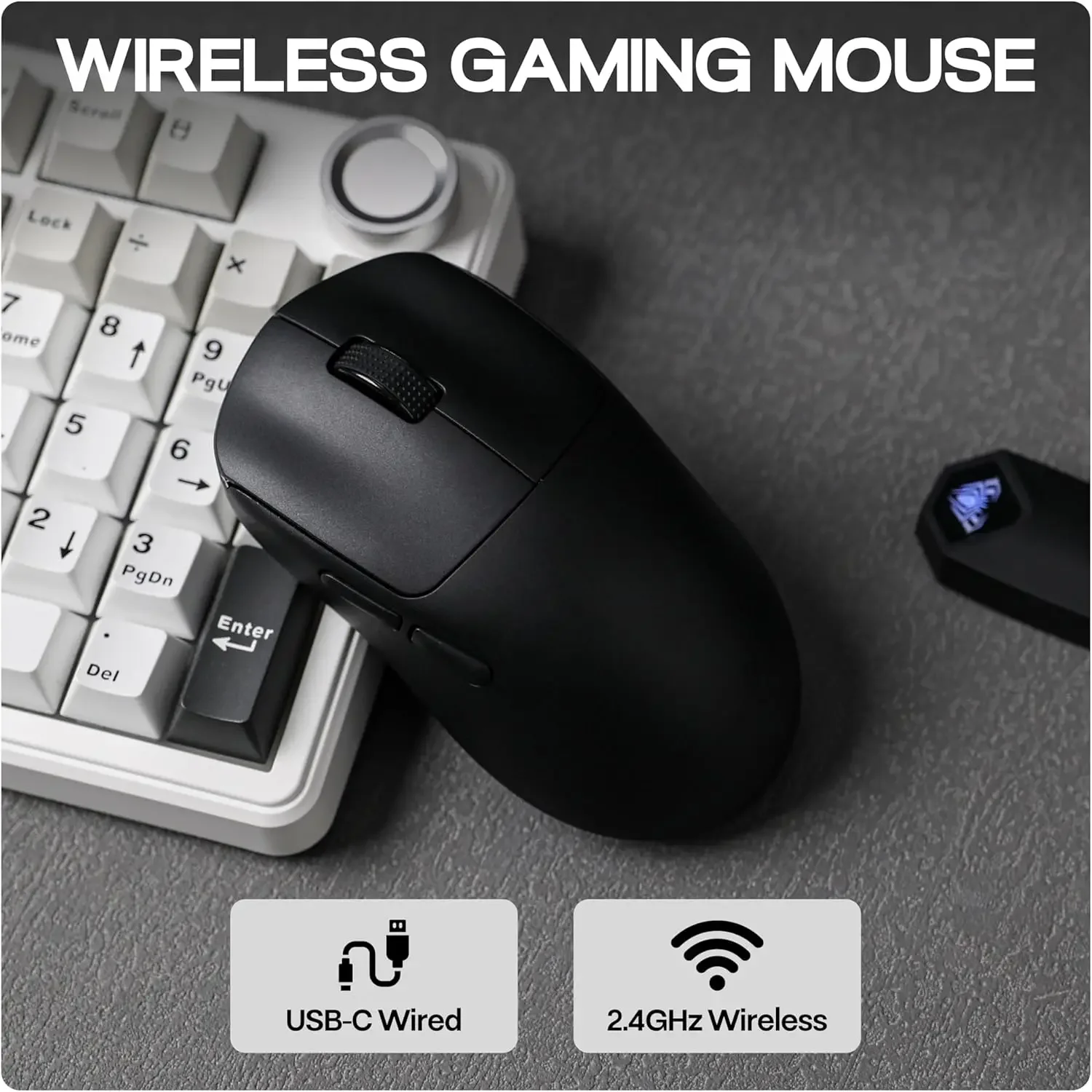 AULA SC800 Wireless Mouse Wired/2.4G Lightweight 8K Paw3395 Sensor Custom Gaming Mouse for PC Accessories E-Sports Gamers Gifts