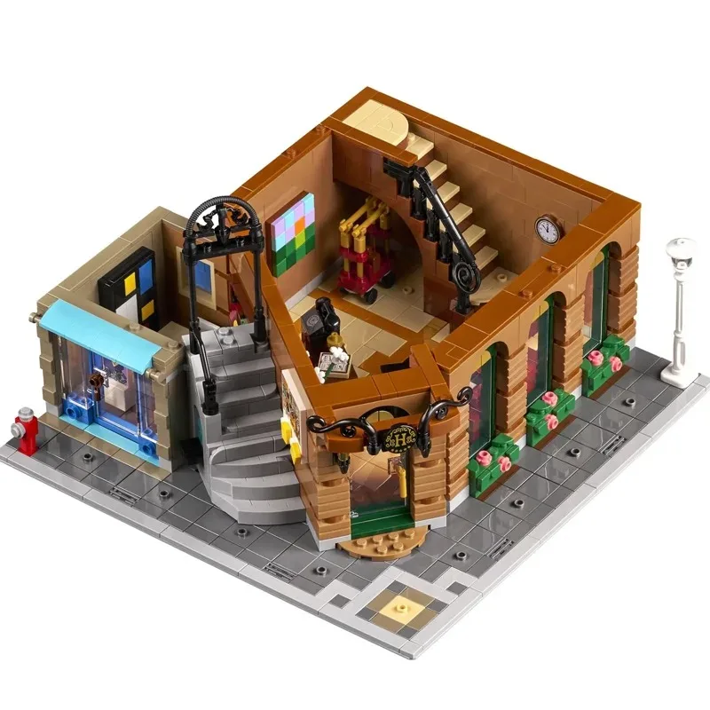 MOC Creative Expert Compatible 10297 Boutique Hotel Model Modular Houses Building Blocks Bricks Toys for Children Adults Gifts