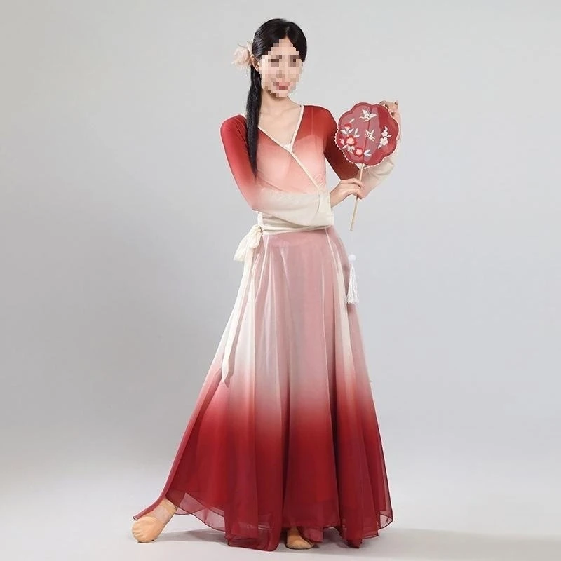 Klassischer Tanz, allmähliche Änderung von Oberteilen, Performance-Kleidung, Feen-Energie-Übungsset, Mullkleidung, alter Stil