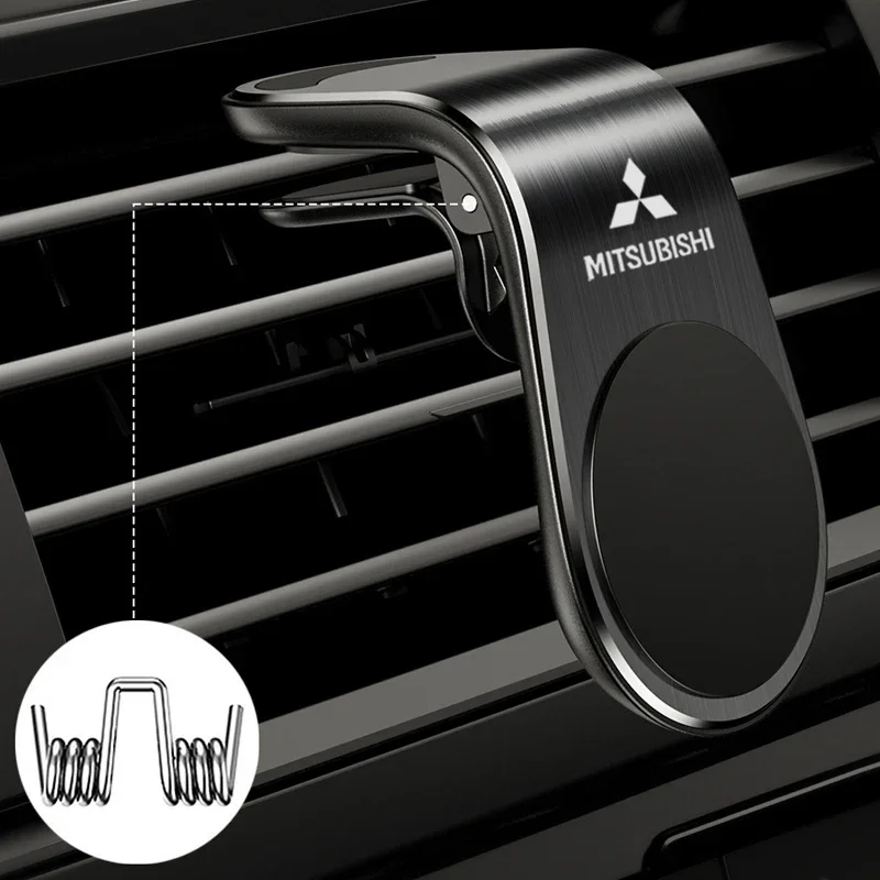 

Car Magnetic Phone Holder Air Vent Mount Cell Phone Holder for Mitsubishi Outlander L200 Pajero Sport