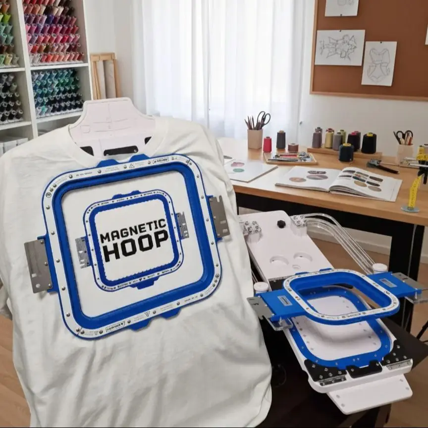 Hoop Station For Brother PR1X PR1055X PR680W PRS100 VR Etc. Sewing Embroidery Machines Magnetic Embroidery