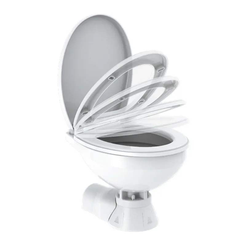 Yacht silent freshwater electric toilet regular marine speedboat integrated self-priming
